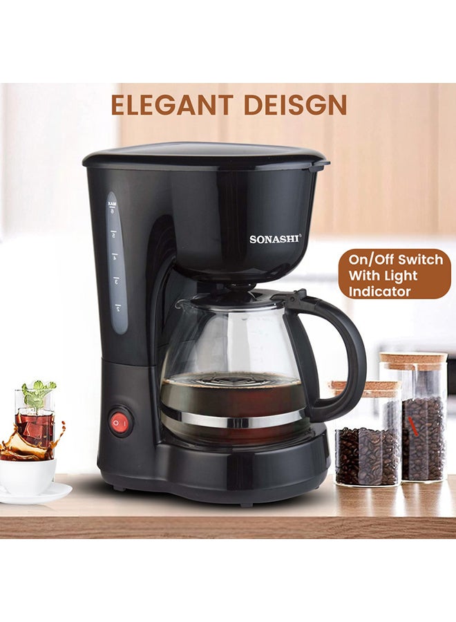 SONASHI - 2-Slice Non-Stick Sandwich Grill Maker With Drip Coffee Maker Bundle 750 W SGT-853 + SCM-4920 Black - Image 1