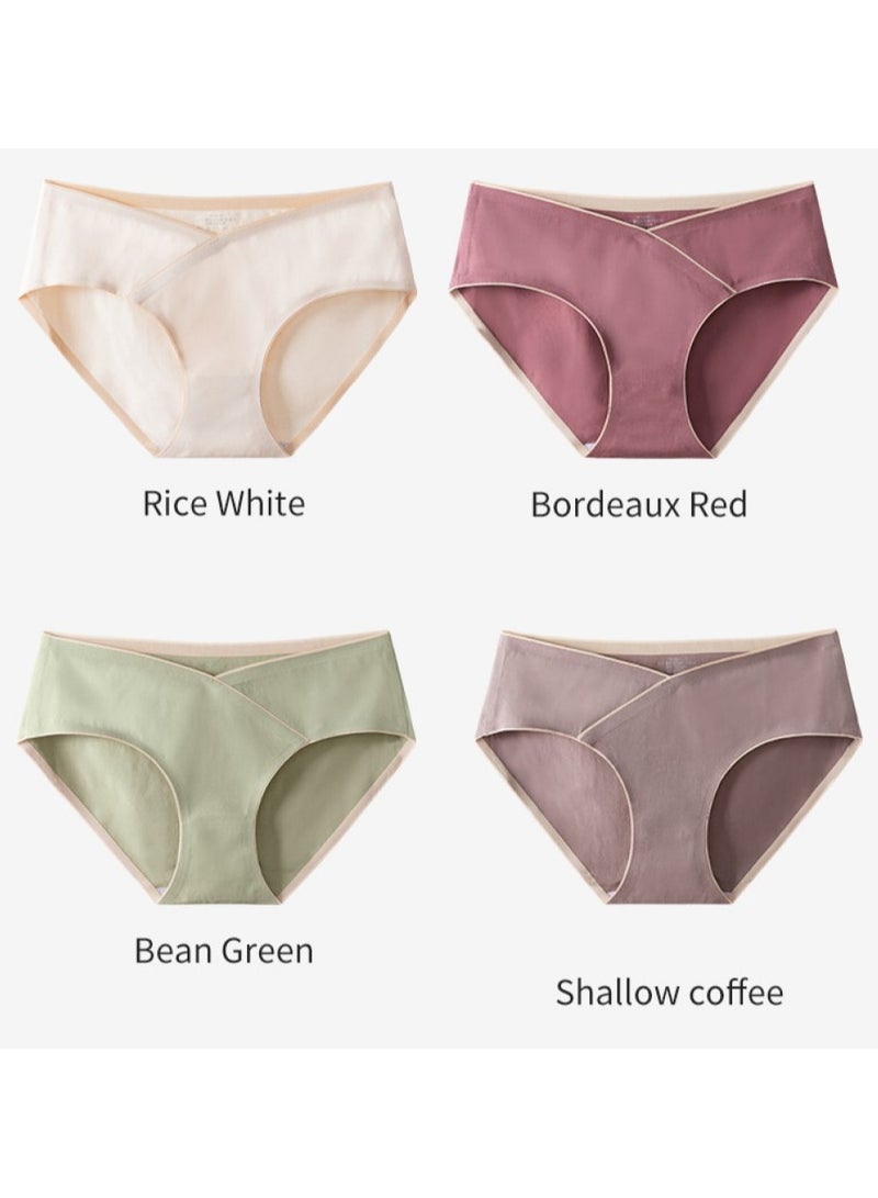 صنفينو - Maternity Seamless Low Waist Briefs - Set of 4 - M - Image 1