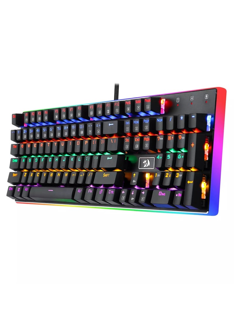 REDRAGON K577R KALI Gaming Mechanical Keyboard – Red Switches (Black)  - Image 1