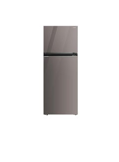 Toshiba Refrigerator - 2D Platinum Sliver Brown Glass Door - Inverter Compressor,Voltage stability, Airfall cooling, Utility box, Humidity control, Pure Bio, cooling zone- 450 L GR-RT624WE-PGN(72) Sliver  - Image 1