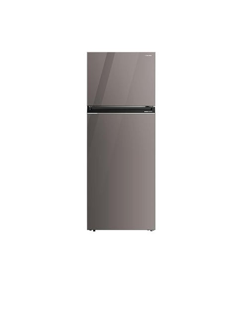 Refrigerator - 2D Platinum Sliver Brown Glass Door - Inverter Compressor,Voltage stability, Airfall cooling, Utility box, Humidity control, Pure Bio, cooling zone- 450 L GR-RT624WE-PGN(72) Sliver