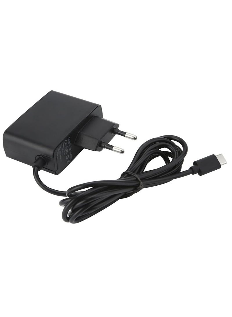 نينتندو - Charger And Lite OLED with 5FT Charging Cable, AC Power Supply Adapter With Charging Cable Cord, Output 15V2.6A Support Switch TV Dock Mode - Image 1