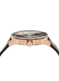 EMPORIO ARMANI Men's Three-Hand Date Brown Leather Band Watch (Model: AR11556)  - Image 5