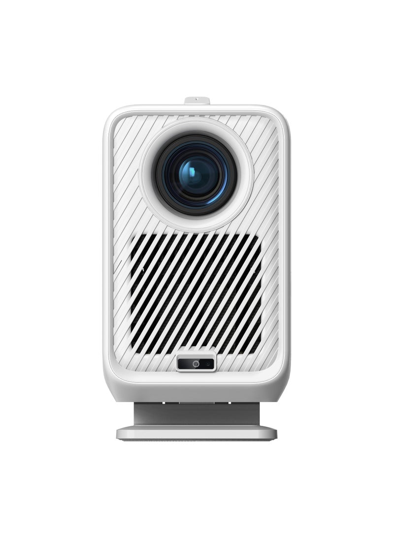 AOC - CineSpot Full HD Smart Projector - Android 9, 1920x1080 Resolution, 1200 Lumens, 16GB Storage, Dual-Band Wi-Fi 6, Bluetooth 4.2, Auto Focus & Keystone, Digital Zoom, Built-in Speaker, 40"-120", >30,000h LED Life CineSpot(A1 MAX) White - Image 1
