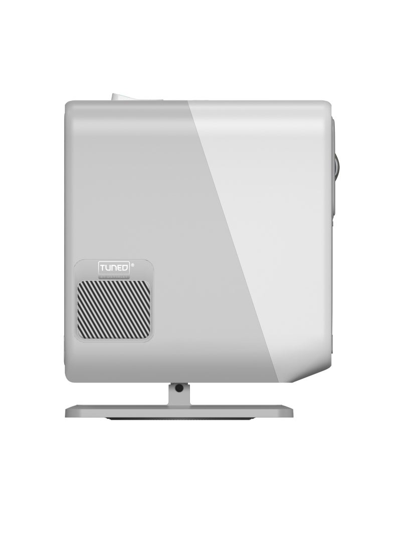 AOC - CineSpot Full HD Smart Projector - Android 9, 1920x1080 Resolution, 1200 Lumens, 16GB Storage, Dual-Band Wi-Fi 6, Bluetooth 4.2, Auto Focus & Keystone, Digital Zoom, Built-in Speaker, 40"-120", >30,000h LED Life CineSpot(A1 MAX) White - Image 1