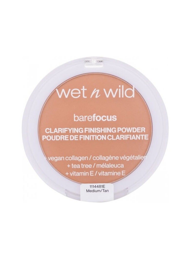 Wet N Wild - Bare Focus Clarifying Finishing Powder 6g - Powder for women Yes Medium-Tan - Image 1