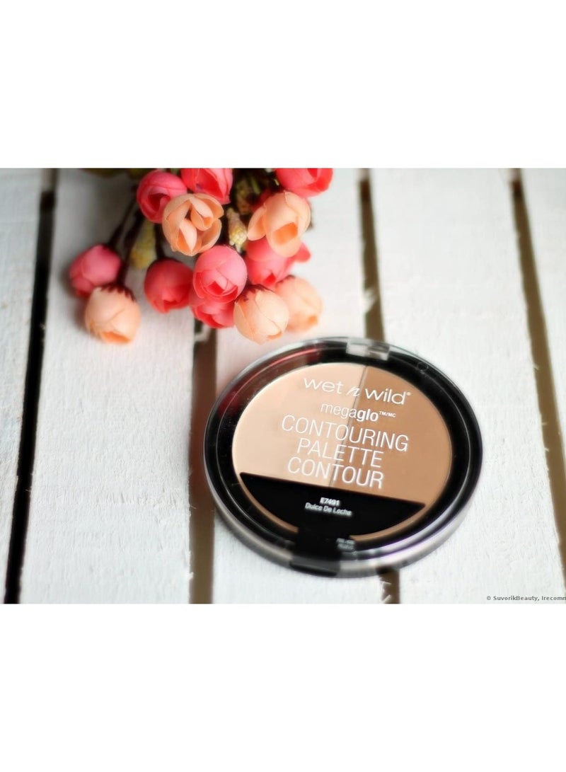 ويت اند وايلد باليت ميغا جلو لنحت الوجه، ثنائي بودرة النحت، بتركيبة قابلة للمزج والبناء، لوجه منحوت بشكل مثالي، دولسي دي ليتشي - Image 3