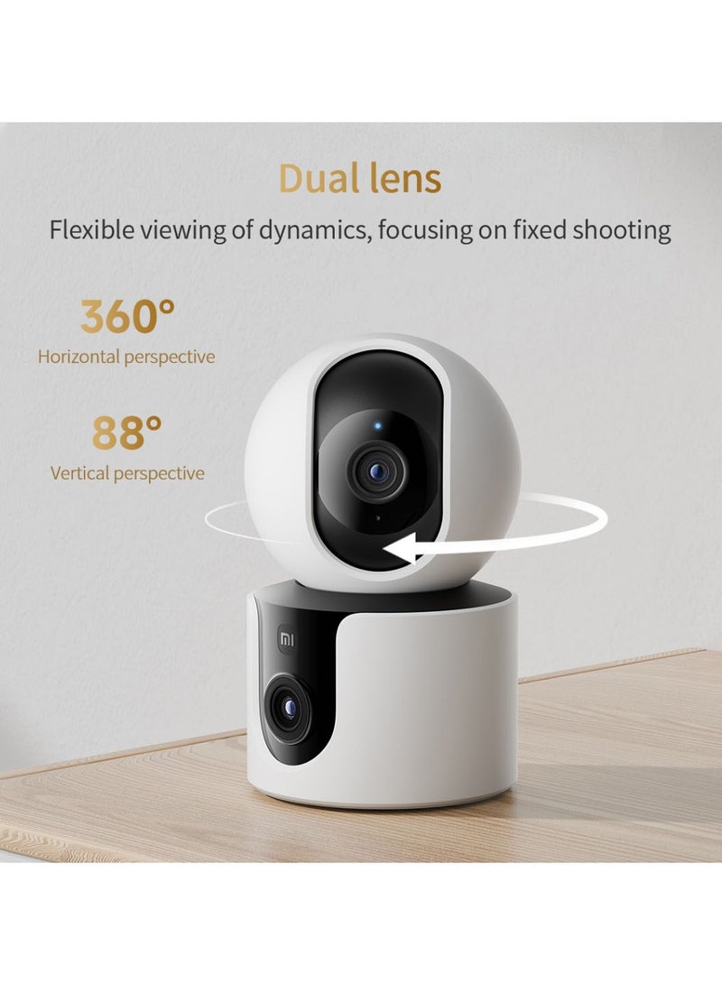 Xiaomi - Smart Camera C500 Dual Lens Edition WiFi 6 Wireless 4 Million Pixels Security Protection Full Color Night Vision AI detection - Image 1
