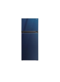 Toshiba Refrigerator - 2D Starry Night Glass Door - Inverter Compressor,Voltage stability, Airfall cooling, Utility Box, Humidity Control, Pure Bio, Cooling Zone - 450 L GR-RT624WE-PGN(73) Blue  - Image 1