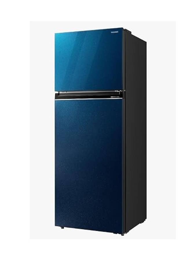 Toshiba Refrigerator, Inverter Compressor,Voltage stability, Airfall cooling, Utility box, Humidity control, Pure Bio, cooling zone,2D 450L , Glass door GR-RT624WE-PGN(73) Blue - Image 2