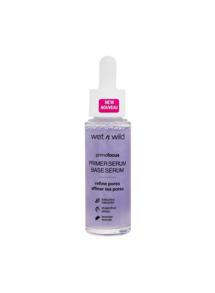 Wet N Wild Prime Focus Primer Serum Refine 30ml - Makeup Primer for Women Minimize Pores 