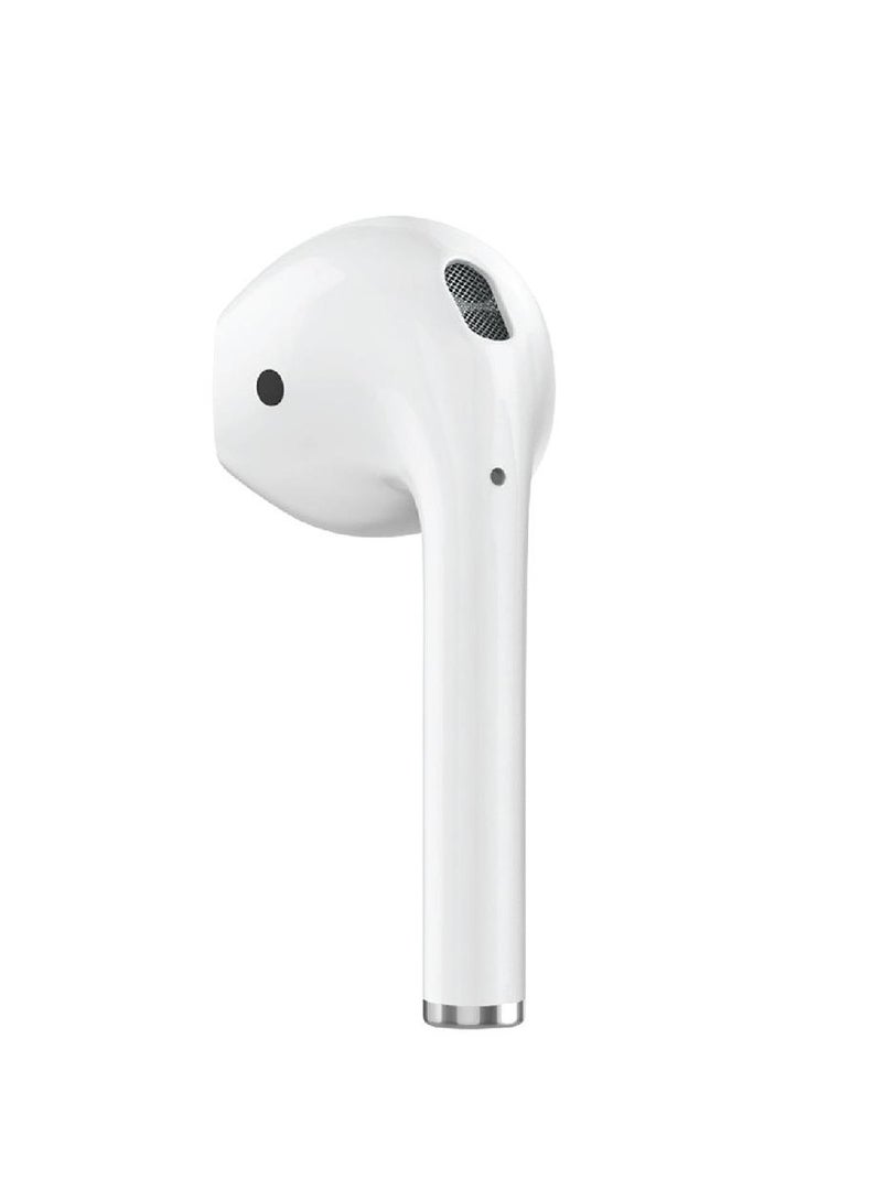 Microdigit - Premium Wireless Earplug  DEP354 With Super long battery life  Exquisite and compact Intelligent touch & Wireless Charging White - Image 1