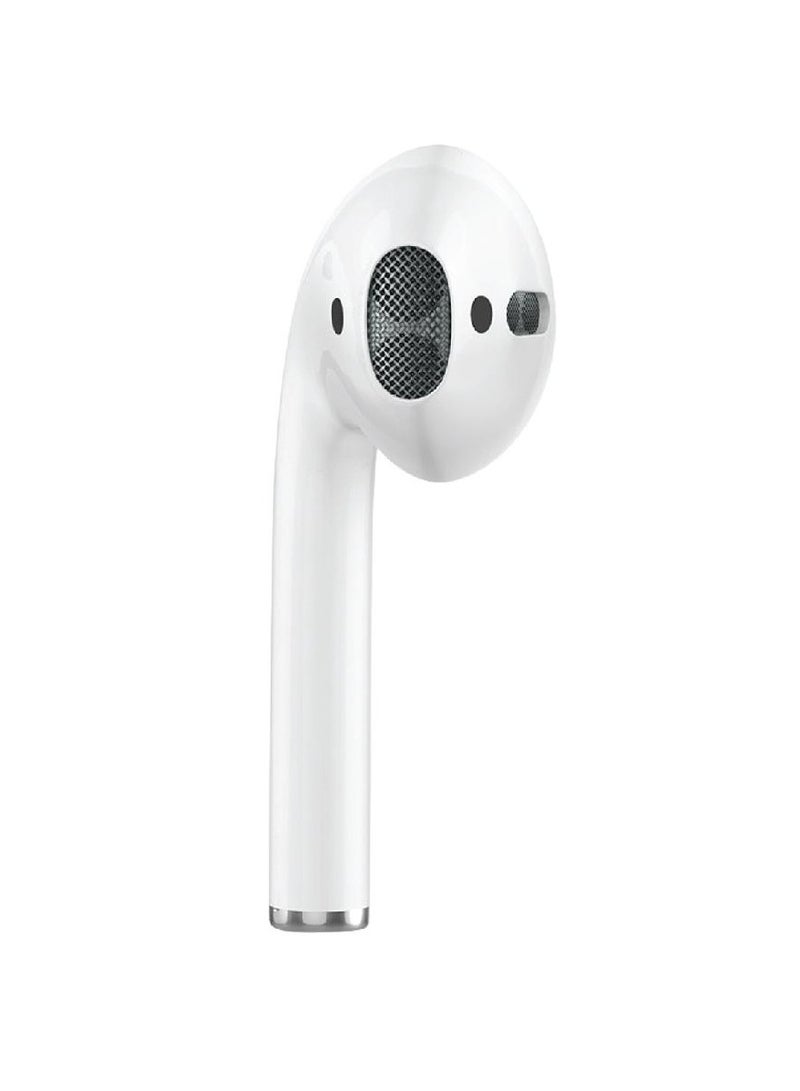 Microdigit - Premium Wireless Earplug  DEP354 With Super long battery life  Exquisite and compact Intelligent touch & Wireless Charging White - Image 1