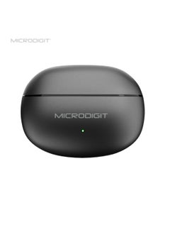 ميكرو ديجيت Premium Wireless ANC  Noise Cancelling Earbuds, With intelligent Touch Wireless Earplug Black  - Image 5