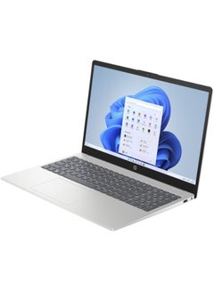 إتش بي 15-fd0131wm (Upgraded Version) Laptop 15.6-Inch FHD Anti-Glare Display, Core i3-N305 Processor/8GB RAM/256GB SSD/Intel UHD Graphics/Windows 11 Home English Natural Silver  - Image 2