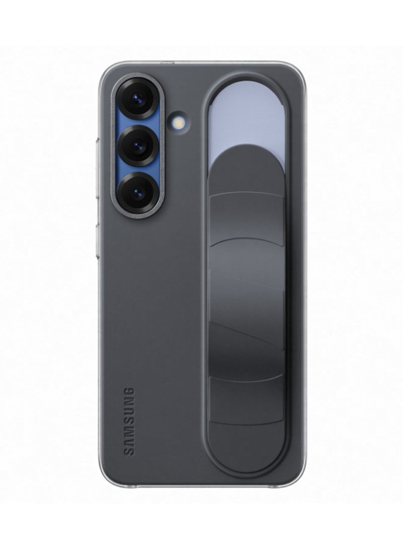 سامسونج Galaxy S25 Genuine Standing Grip Phone Case, Black - Image 3