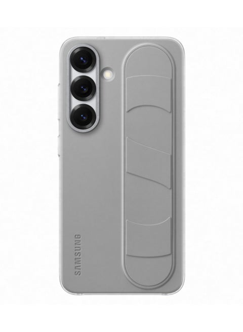 Galaxy S25 Genuine Standing Grip Phone Case, Gray