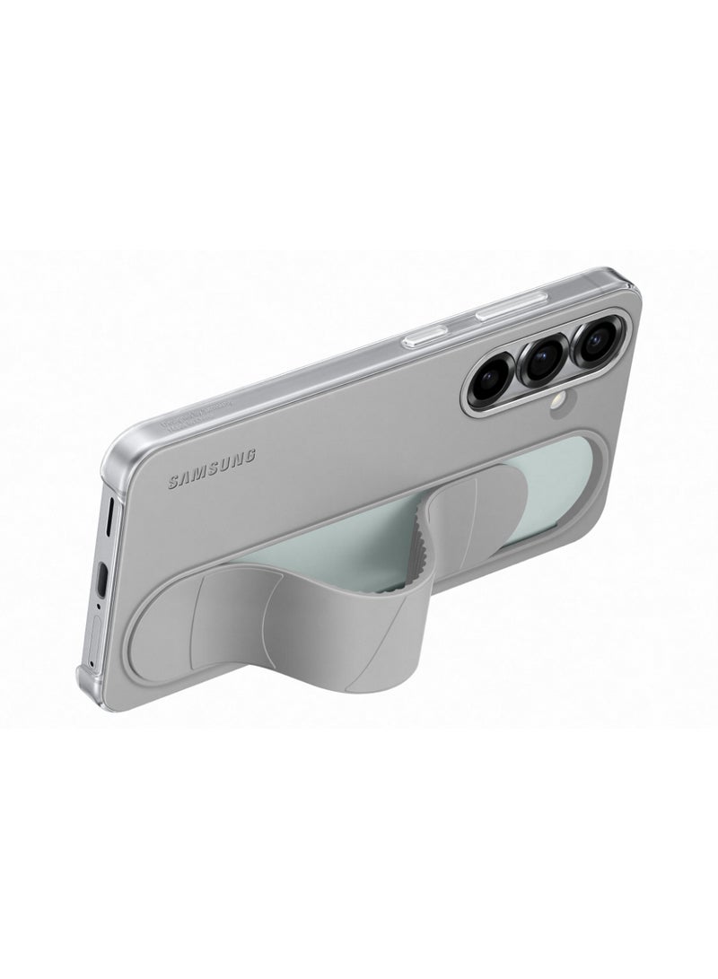 Galaxy S25 Genuine Standing Grip Phone Case, Gray