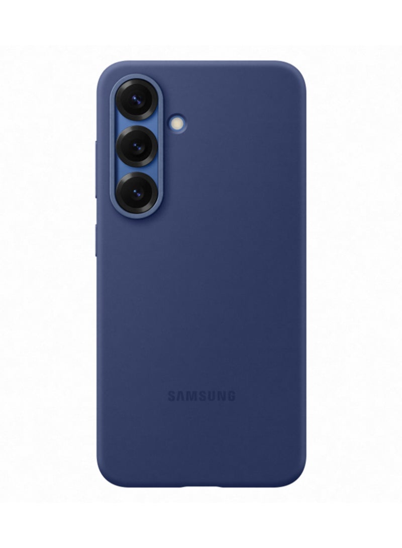 Samsung Galaxy S25 Genuine Silicone Phone Case, Blue  - Image 1