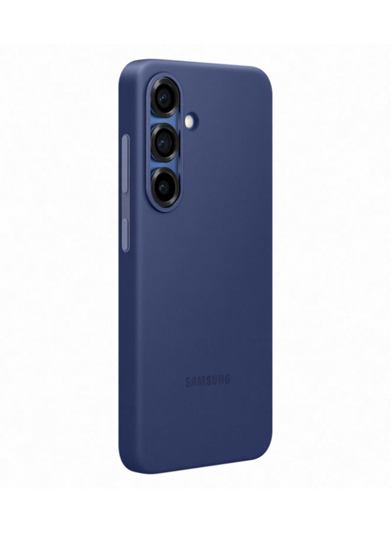 Samsung Galaxy S25 Genuine Silicone Phone Case, Blue  - Image 3