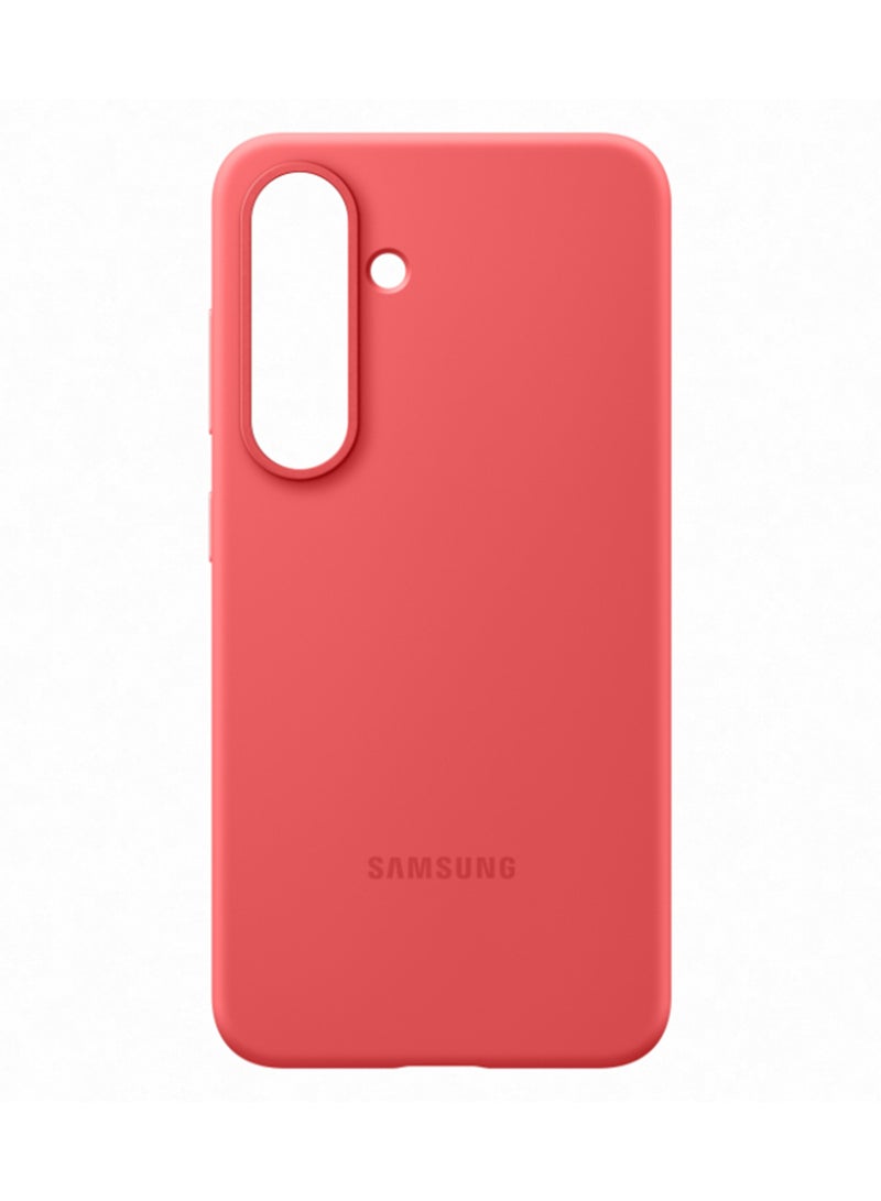 Galaxy S25 Genuine Silicone Phone Case, Red - pnsku/N70142634V/45/_/1737561022/9ac9a552-17c9-4abf-8f17-9acc577dc1dd