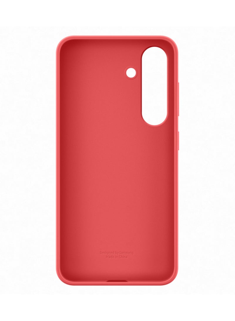 Galaxy S25 Genuine Silicone Phone Case, Red - pnsku/N70142634V/45/_/1737561023/73eefe32-5497-4191-b91b-6f5cca5b9f16