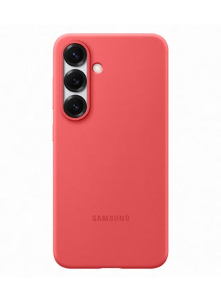 Galaxy S25 Genuine Silicone Phone Case, Red - pnsku/N70142634V/45/_/1737561051/f4422040-4ee5-4618-8cd2-442f1a392aff