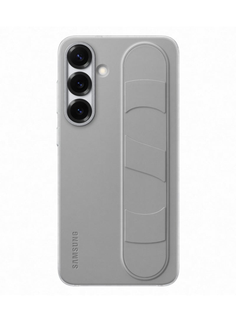 سامسونج Galaxy S25 Plus Genuine Standing Grip Phone Case, Gray  - Image 1