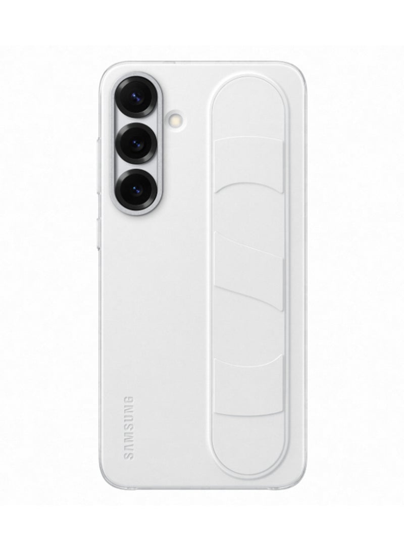 Samsung Galaxy S25 Plus Genuine Standing Grip Phone Case, White - Image 1