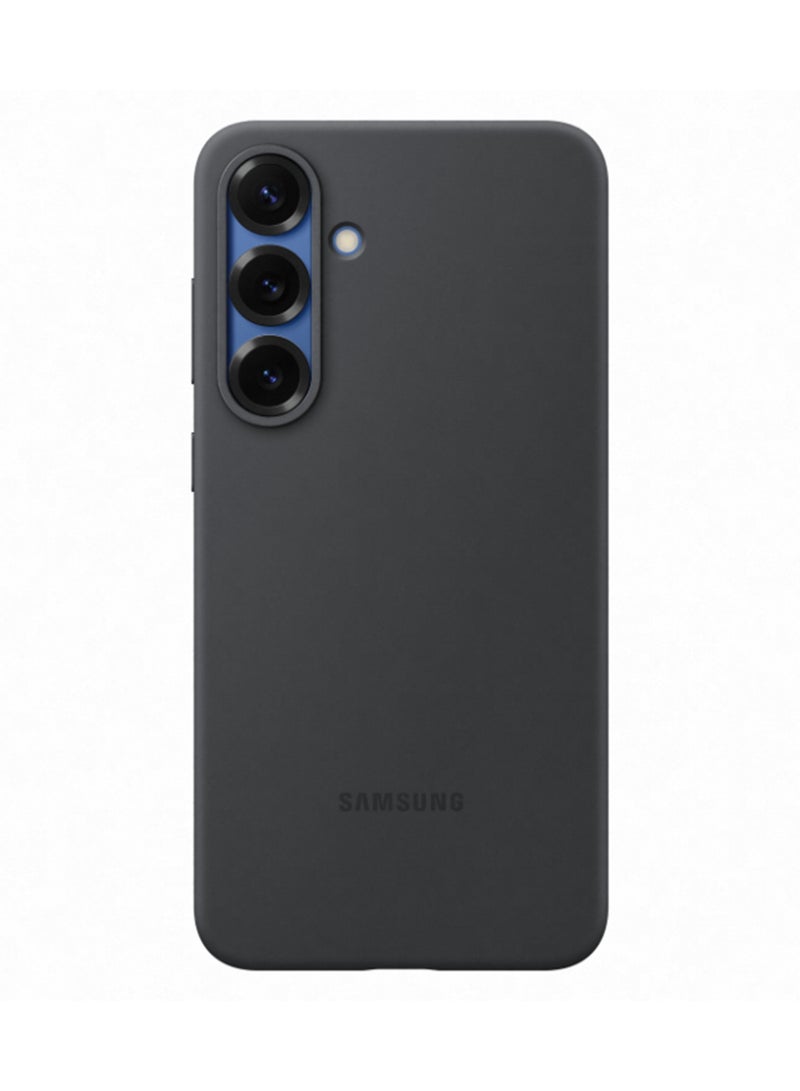 Samsung Galaxy S25 Plus Genuine Silicone Phone Case, Black  - Image 1