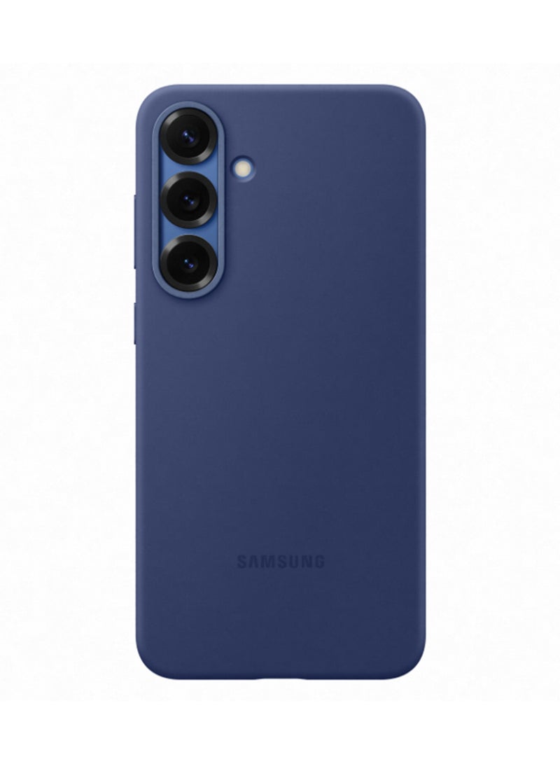 Samsung Galaxy S25 Plus Genuine Silicone Phone Case, Blue - Image 1