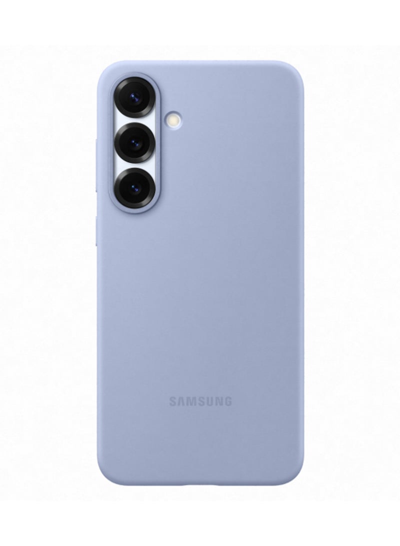 Samsung Galaxy S25 Plus Genuine Silicone Phone Case, Light Blue - Image 1