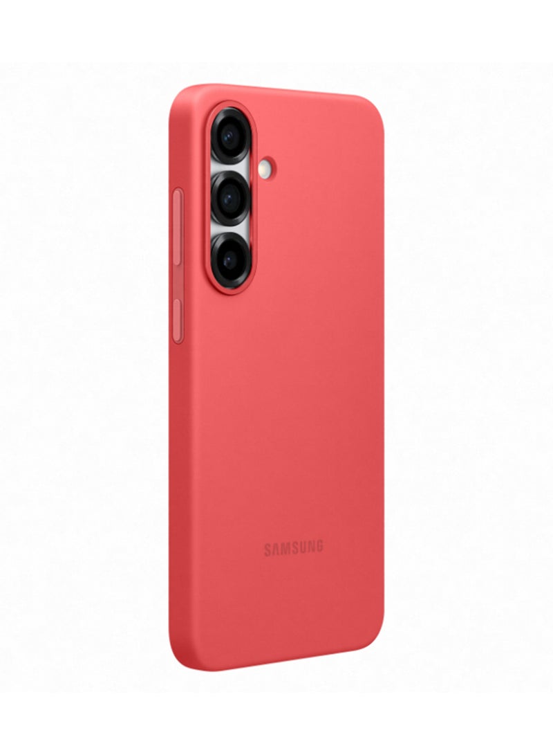 سامسونج Galaxy S25 Plus Genuine Silicone Phone Case, Red  - Image 5