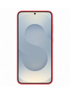 سامسونج Galaxy S25 Plus Genuine Silicone Phone Case, Red  - Image 4