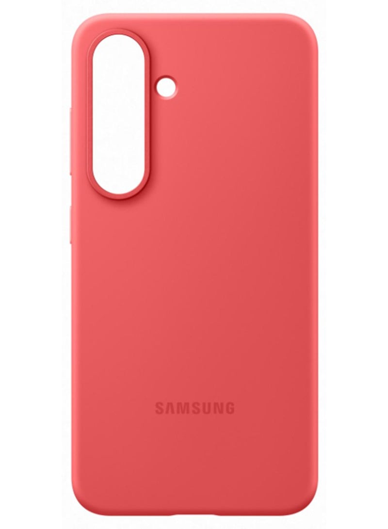 Samsung Galaxy S25 Plus Genuine Silicone Phone Case, Red - Image 1