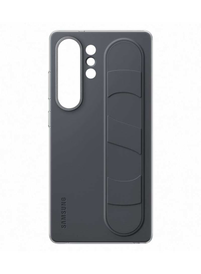 Samsung - Galaxy S25 Ultra Genuine Standing Grip Phone Case, Black - Image 1