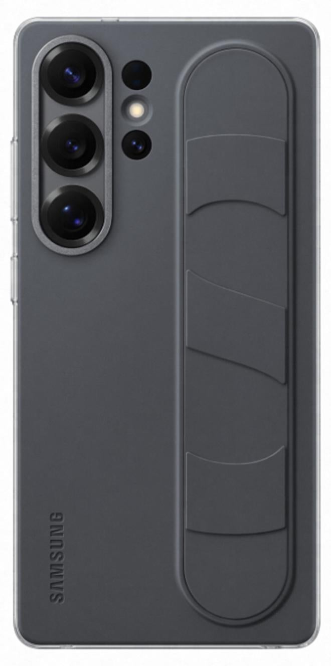 Samsung Galaxy S25 Ultra Genuine Standing Grip Phone Case, Black - Image 1