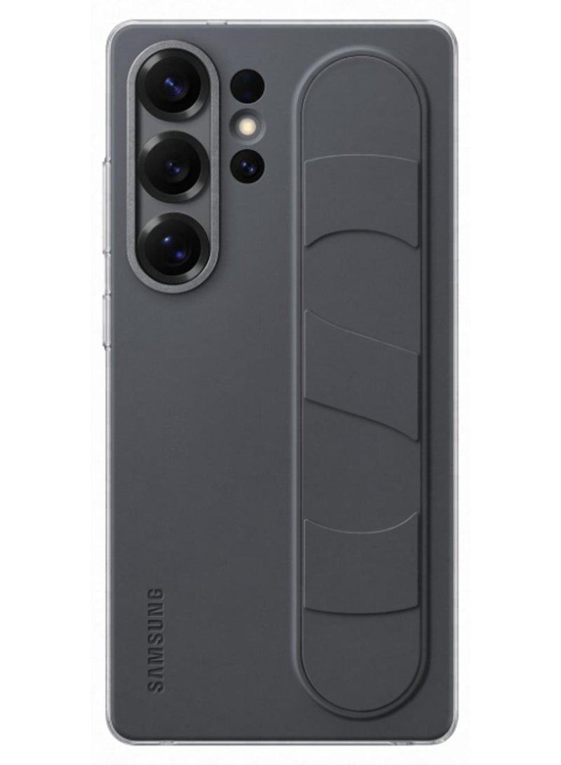 Samsung Galaxy S25 Ultra Genuine Standing Grip Phone Case, Black - Image 1