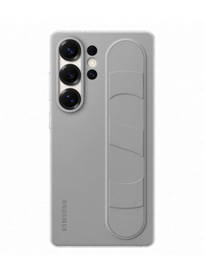 Samsung - Galaxy S25 Ultra Genuine Standing Grip Phone Case, Gray - Image 1