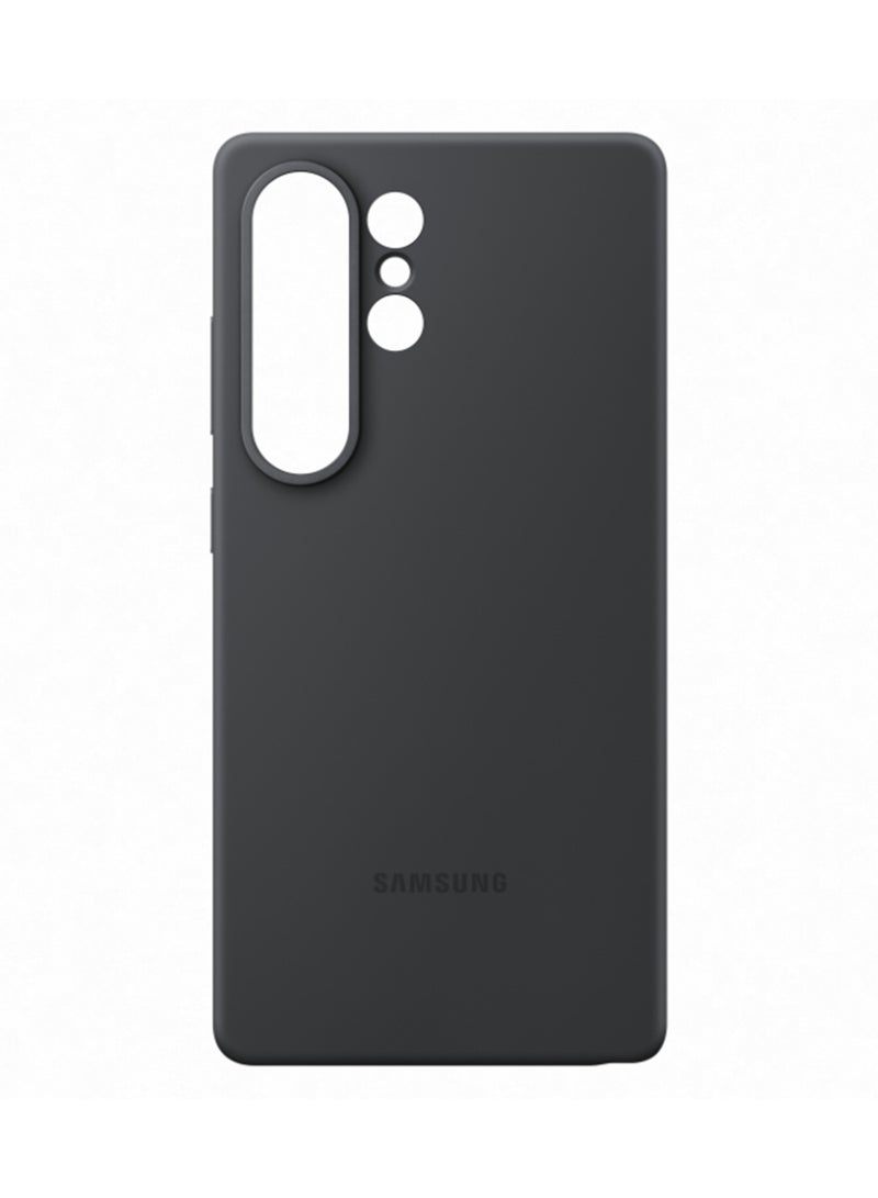 Samsung - Galaxy S25 Ultra Genuine Silicone Phone Case, Black - Image 1