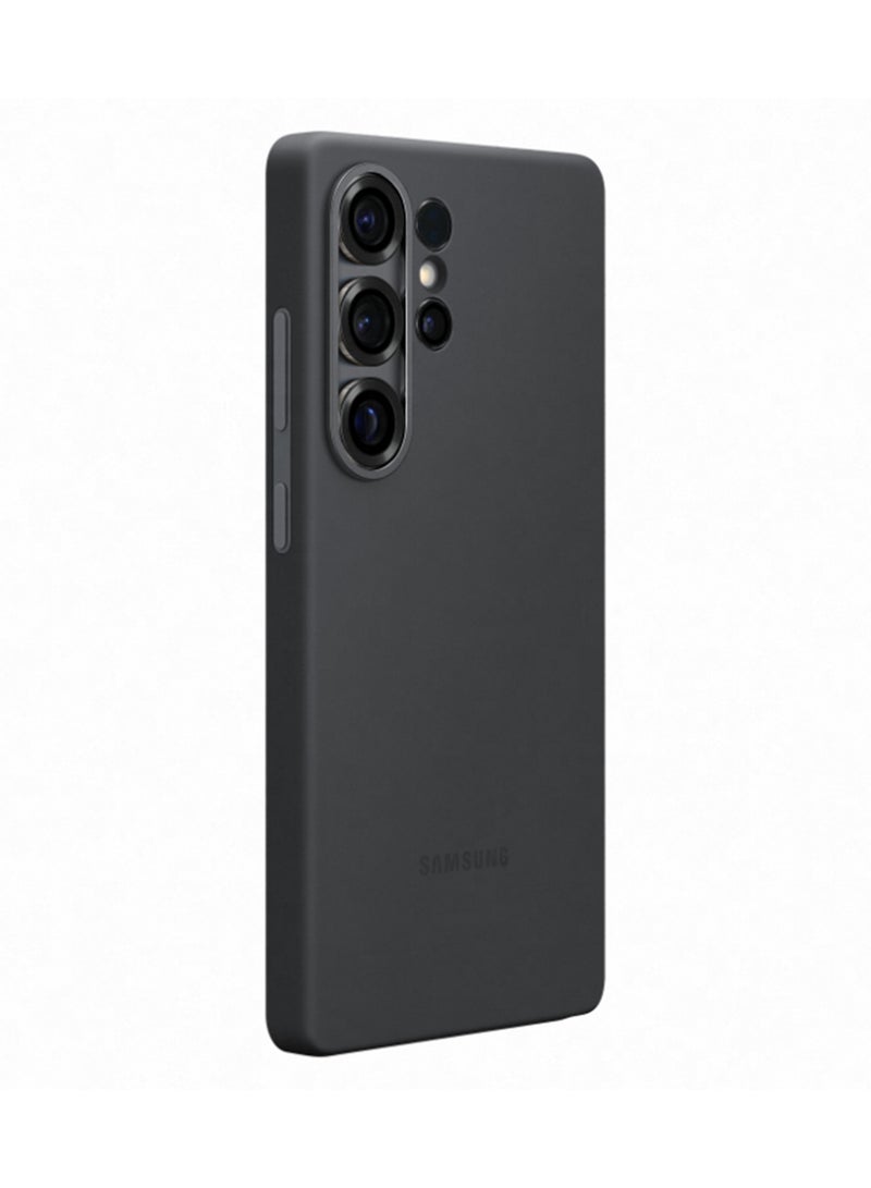Samsung - Galaxy S25 Ultra Genuine Silicone Phone Case, Black - Image 1