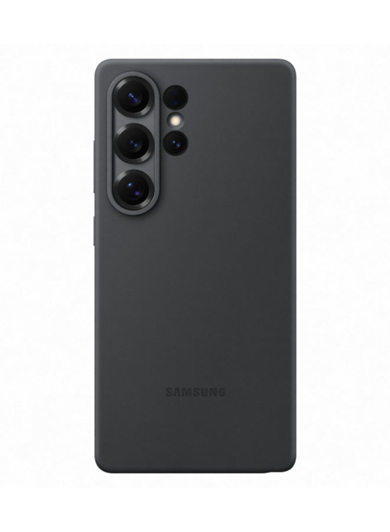 Samsung - Galaxy S25 Ultra Genuine Silicone Phone Case, Black - Image 1
