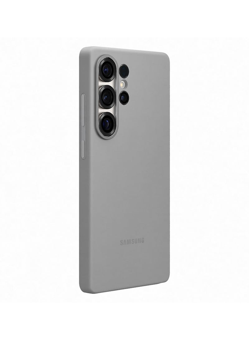 Samsung Galaxy S25 Ultra Genuine Silicone Phone Case Grey  - Image 3