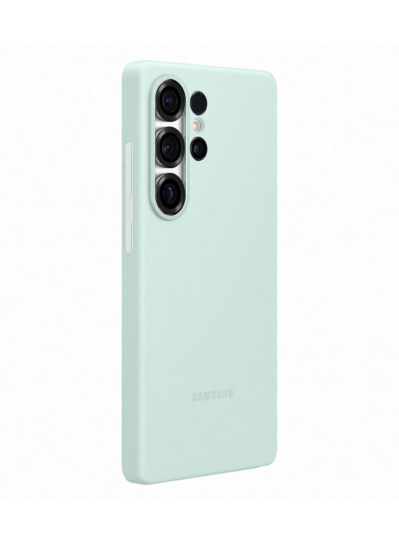 Samsung - Galaxy S25 Ultra Genuine Silicone Phone Case, Mint - Image 1