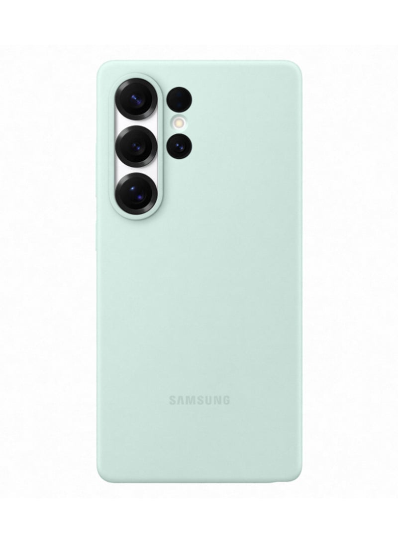 Samsung - Galaxy S25 Ultra Genuine Silicone Phone Case, Mint - Image 1
