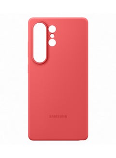 Galaxy S25 Ultra Genuine Silicone Phone Case, Red - pnsku/N70142662V/45/_/1737561032/9660025d-9d08-40f2-947d-eada9fcac81a