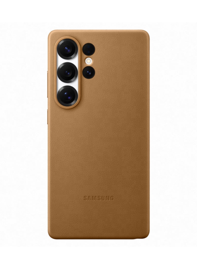 Samsung Galaxy S25 Ultra Genuine Kindsuit Phone Case, Camel  - Image 1
