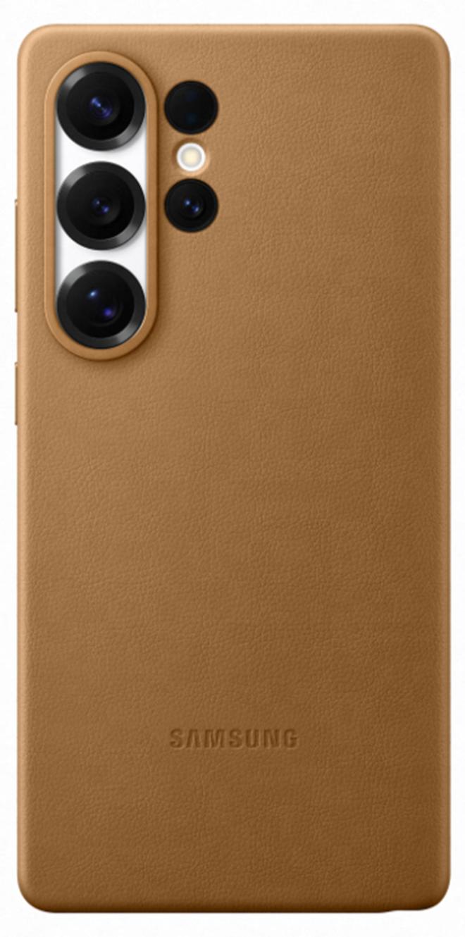 Samsung Galaxy S25 Ultra Genuine Kindsuit Phone Case, Camel - Image 1