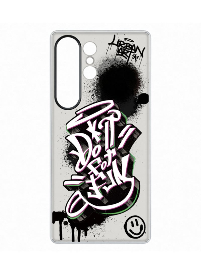 Samsung - Galaxy S25 Ultra Genuine Flipsuit Ragged Phone Case, Black - Image 1