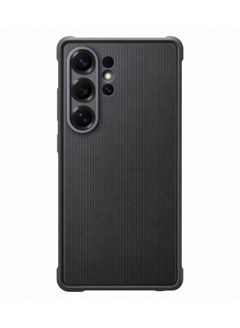 Samsung Galaxy S25 Ultra Genuine Rugged Phone Case, Black  - Image 1